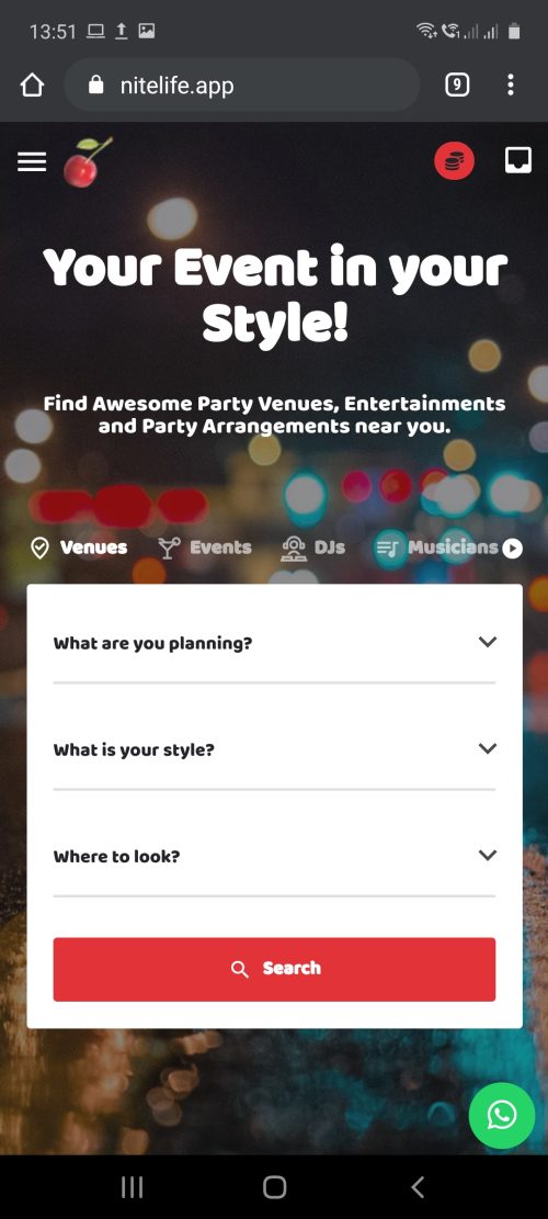 NiteLife app 05 apple and android Music Parties and Places in Mumbai Goa Pune Bangalore in India - IndiaNiteLife.com - The Best Nightlife Guide
